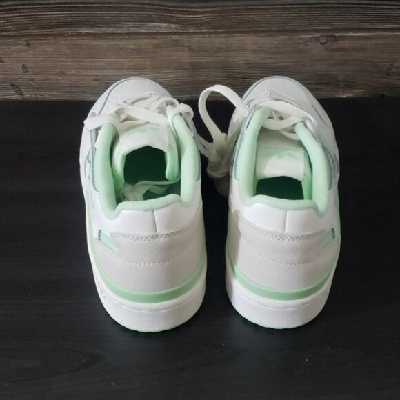 New Adidas Forum Low Womens White Mint Sneakers Size 7 Three Stripes Classic - Picture 6 of 10